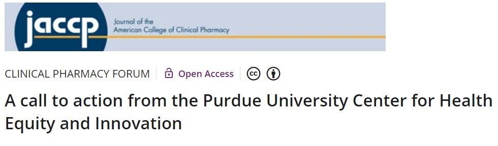 Image for A Call to Action from the Purdue University Center for Health Equity and Innovation